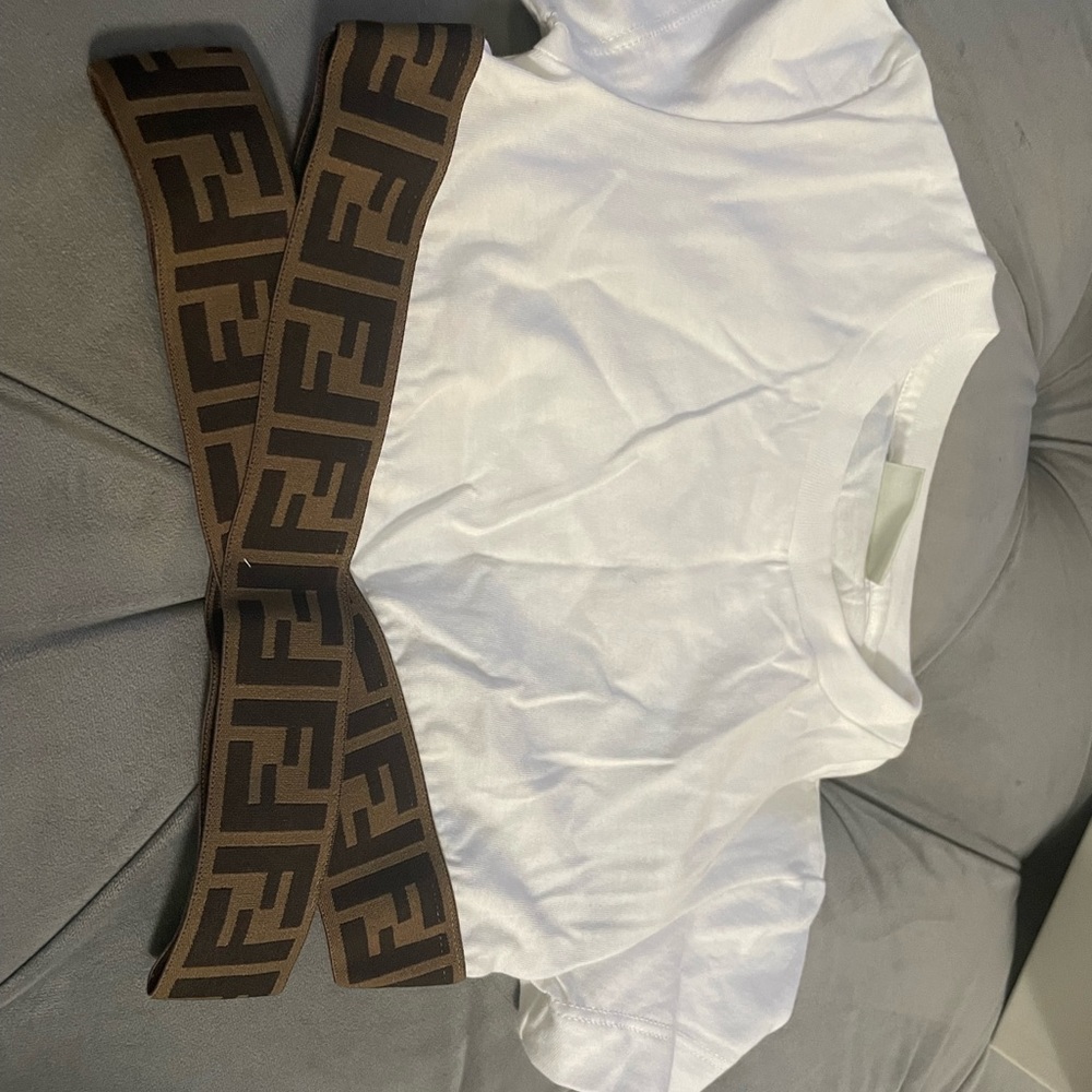 Fendi kids crop top brand new